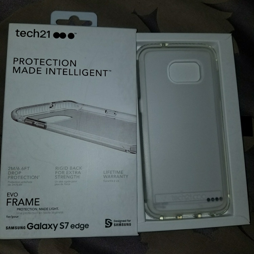Clear tech 21 bumper case