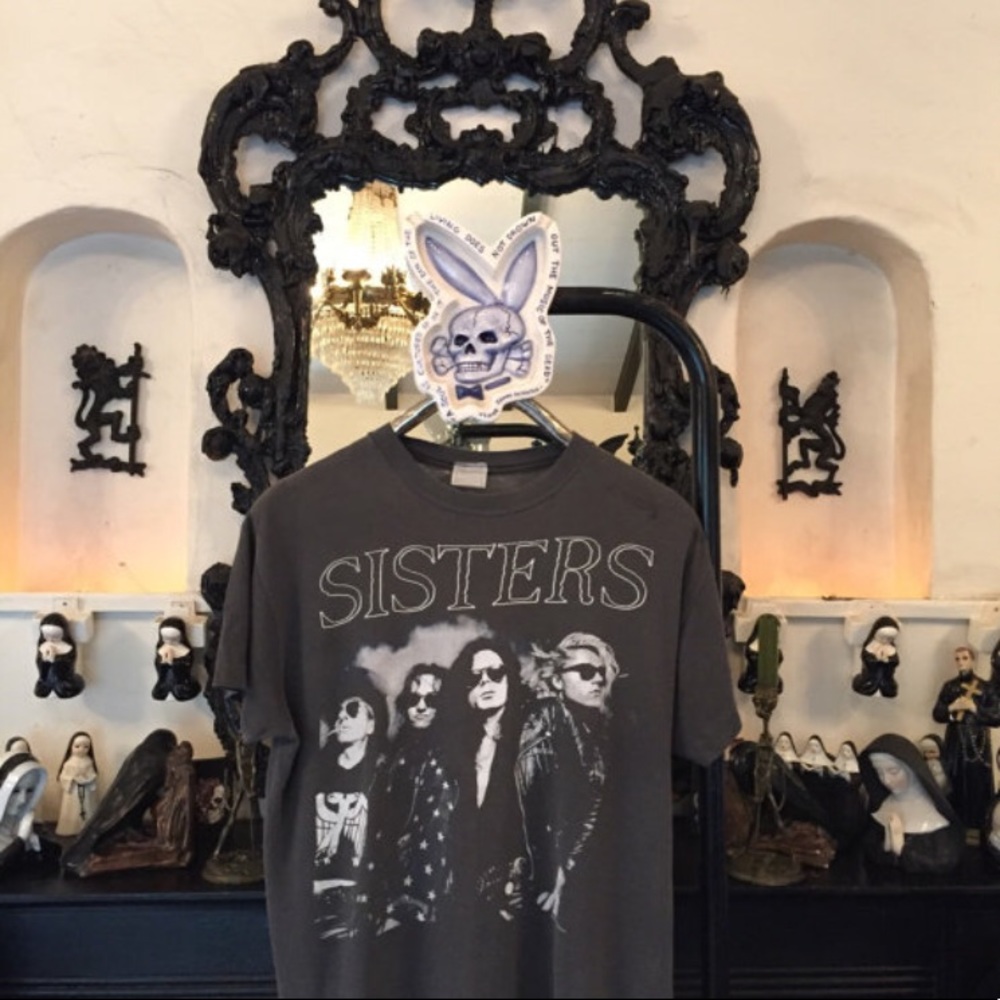 Sisters of Mercy shirt vintage 90s goth tour tee