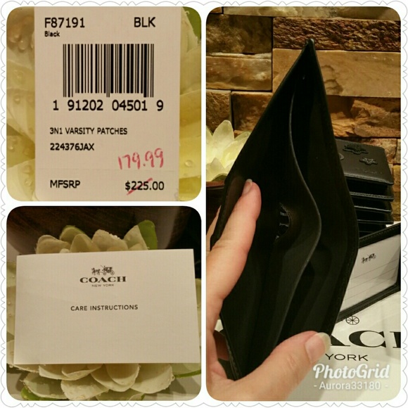 LAST ONE!!!  NEW Coach Compact ID "Skull" Wallet - Picture 4 of 5