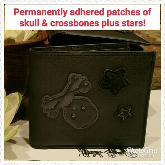 LAST ONE!!!  NEW Coach Compact ID "Skull" Wallet - Picture 5 of 5