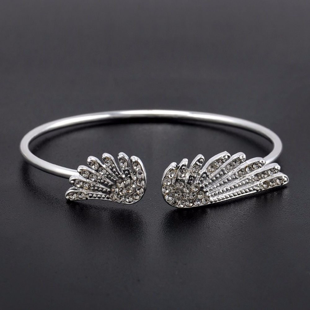 On the Wings of Love Cuff Bracelet