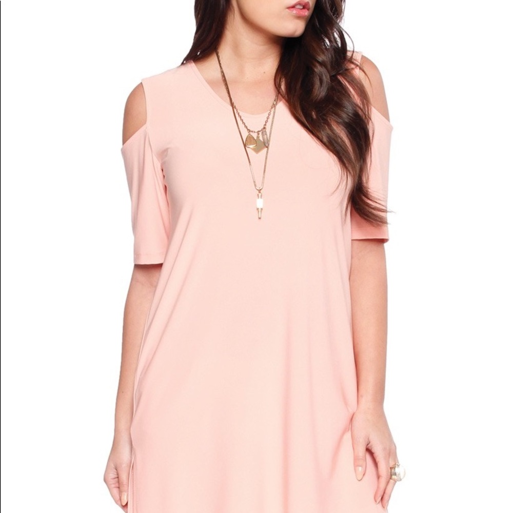Cold shoulder tunic