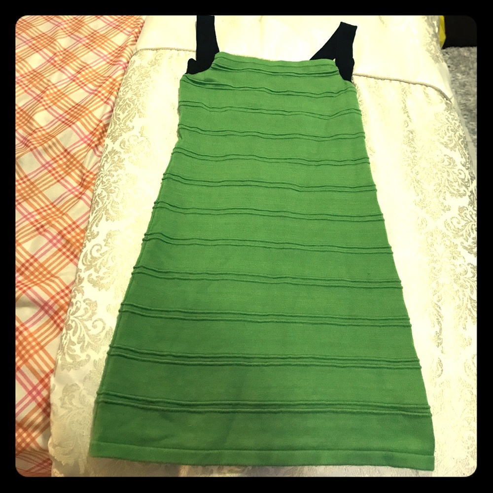 Derby green mini dress.
