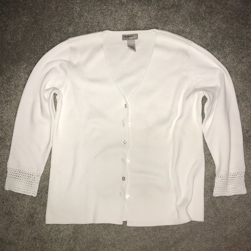 White Cardigan