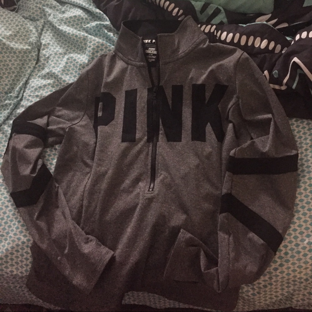 Pink ultimate half zip