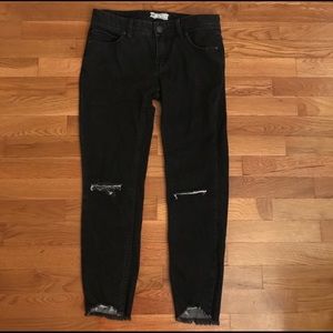 Free People cropped jeans