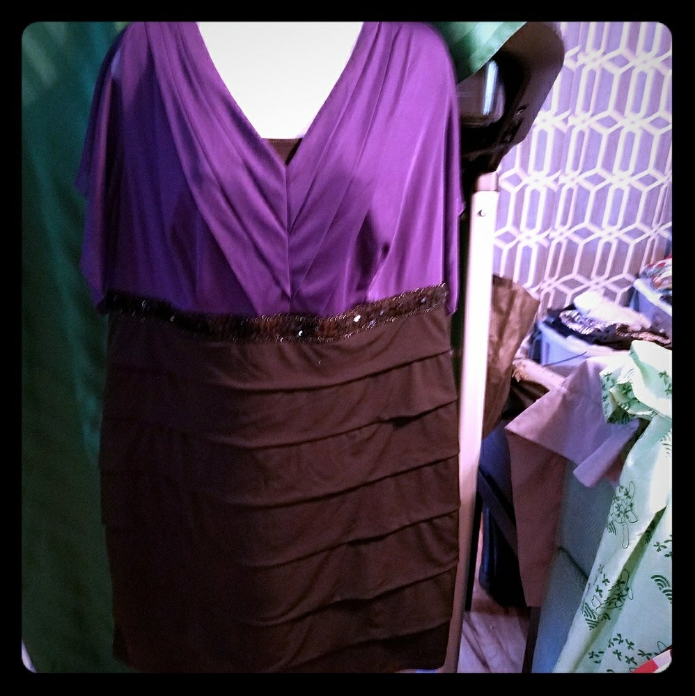 Pretty in purple dress