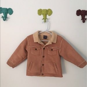 Boys' Osh Kosh Faux Suede, Sherpa Lined Jacket, 2T