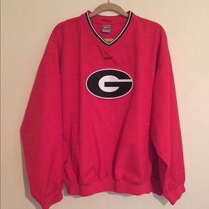Large UGA throw over jacket