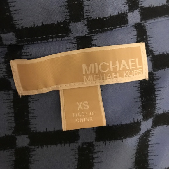 Michael Kors blue top xs - Picture 4 of 5