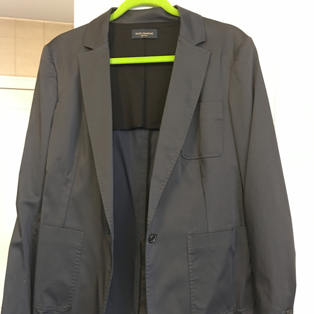 Piazza Sempione Blazer charcoal gray