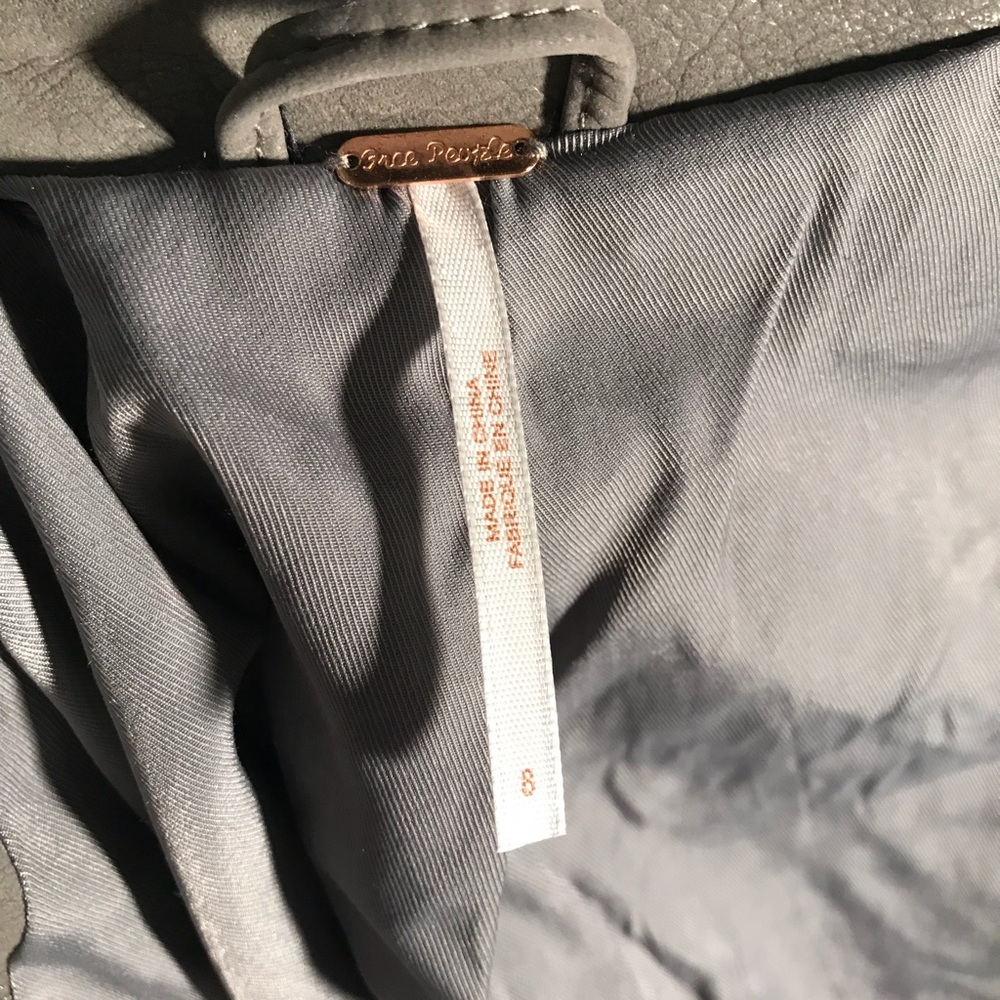 Free People Faux Suede-Leather Jacket - Picture 6 of 6