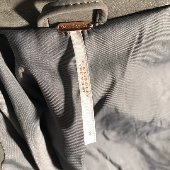 Free People Faux Suede-Leather Jacket - Picture 6 of 6