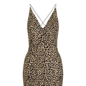 NWT TOPSHOP leopard print dress