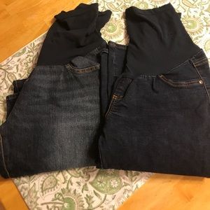 Full panel maternity boot cut jeans (2)