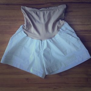 Motherhood Maternity White Shorts