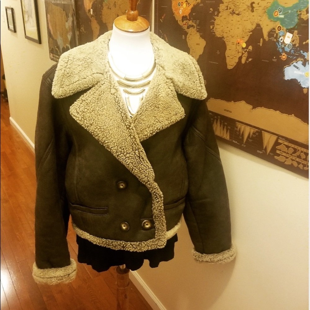 Walter Davoucci shearling jacket
