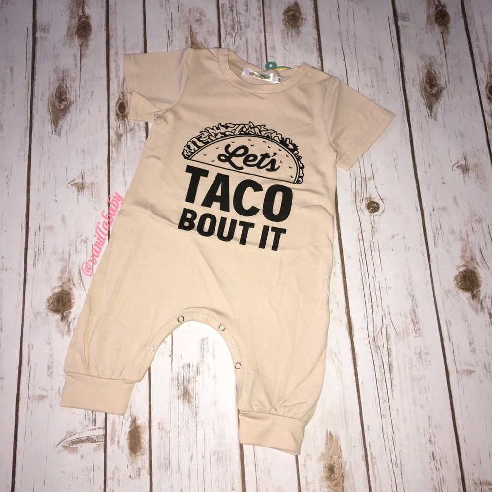 Boutique let's taco bout it jumpsuit