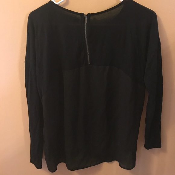 Jennifer Lopez cotton and chiffon high-low top - Picture 4 of 5