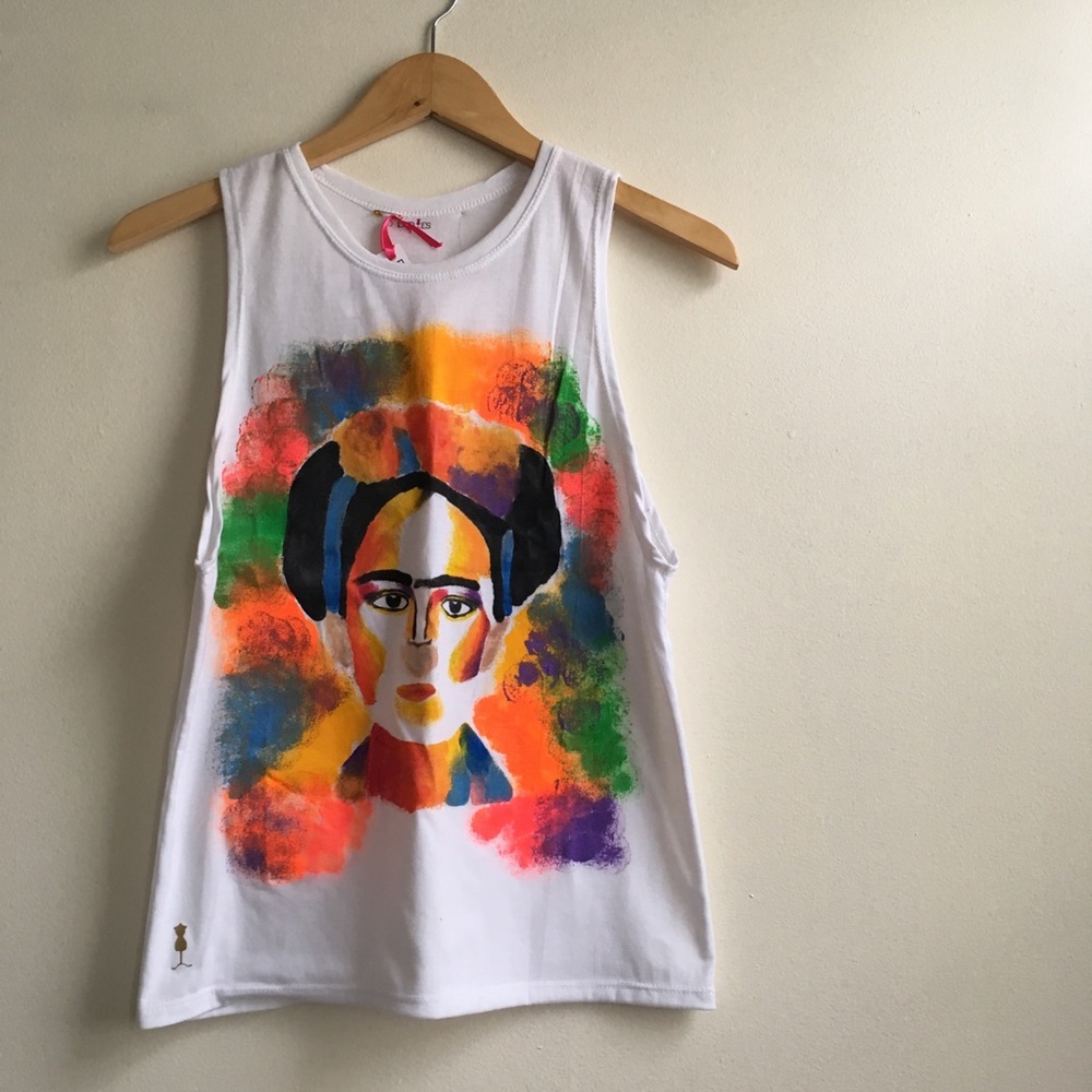 Channel your inner Frida with this colorful tank!