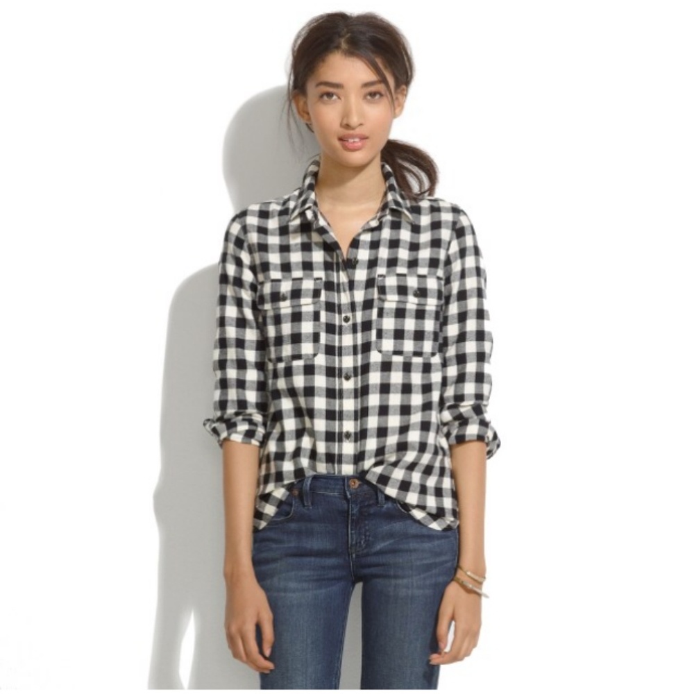 Ex boyfriend shirt in buffalo plaid