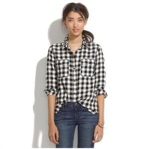Ex boyfriend shirt in buffalo plaid