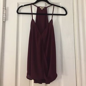 ✨Burgundy Drop Front Blouse✨