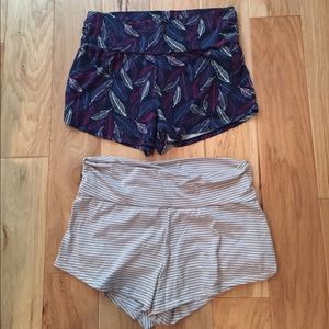 Motherhood bump in the night maternity shorts