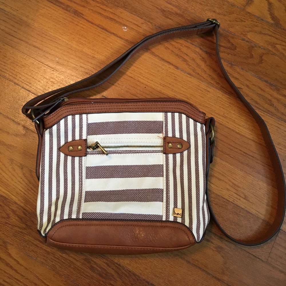 b.o.c. striped shoulder bag