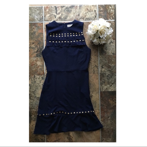 michael kors studded crepe dress