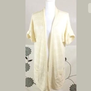 Silence + Noise Beige Cardigan