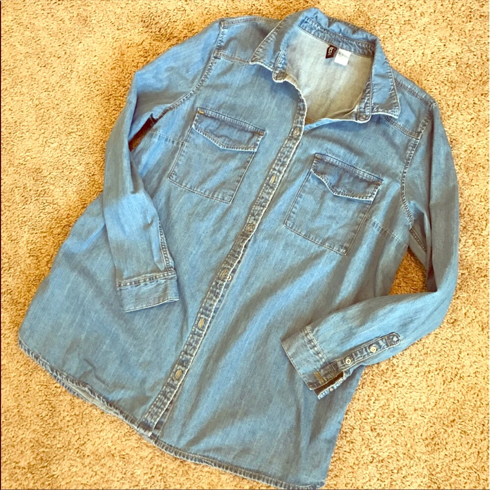H&M Chambray/Denim Shirt