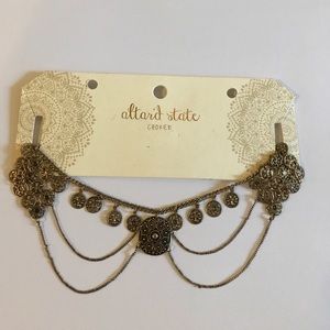 Altar'd stare vintage gold layered choker