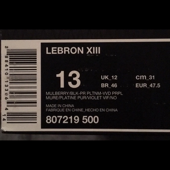 ⭐️😎Lebron XIII - Mulberry/Violet😎 - Picture 6 of 6
