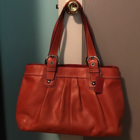 Coach Handbags - Orange Coach Bag