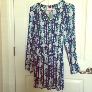 Lilly Pulitzer Elsa Romper - XS - Get in Line