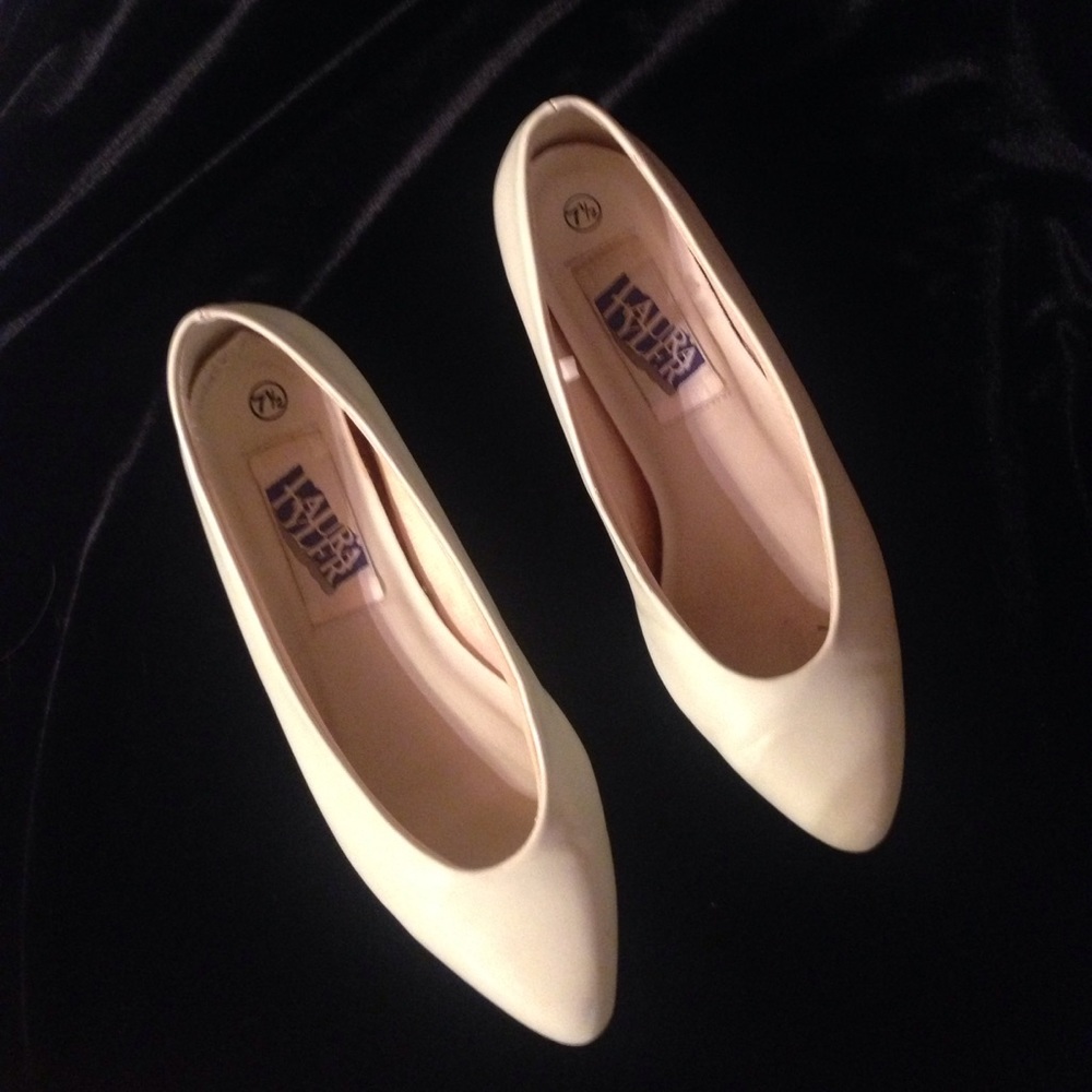 Vintage Vegan Leather Flats