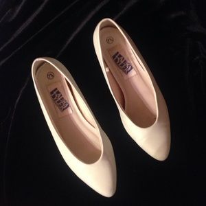 Vintage Vegan Leather Flats