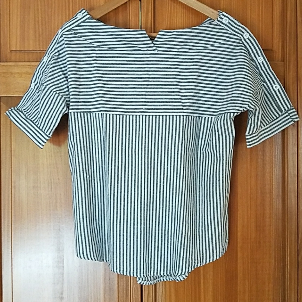 Swoop neck shirt