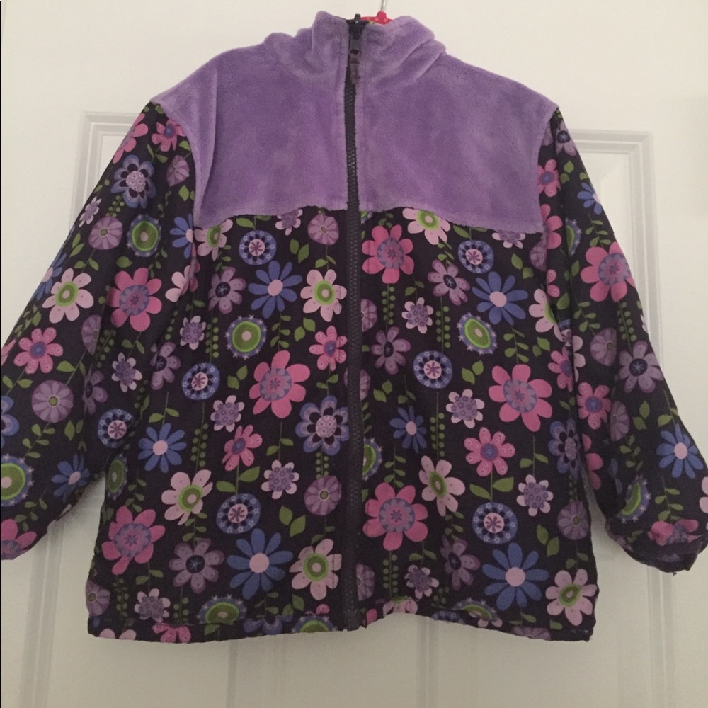 Carter's Reversible Fleece Floral Jacket