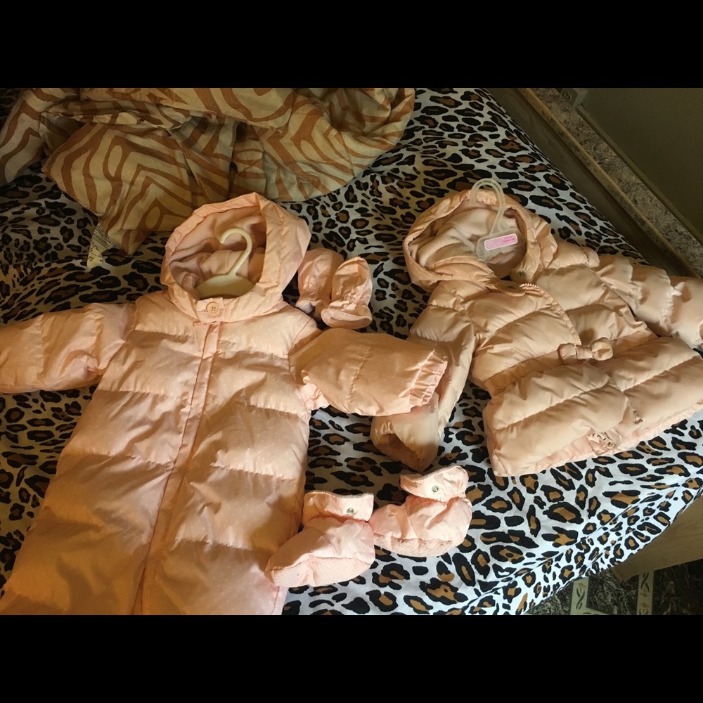 Baby snow suit and snow coat