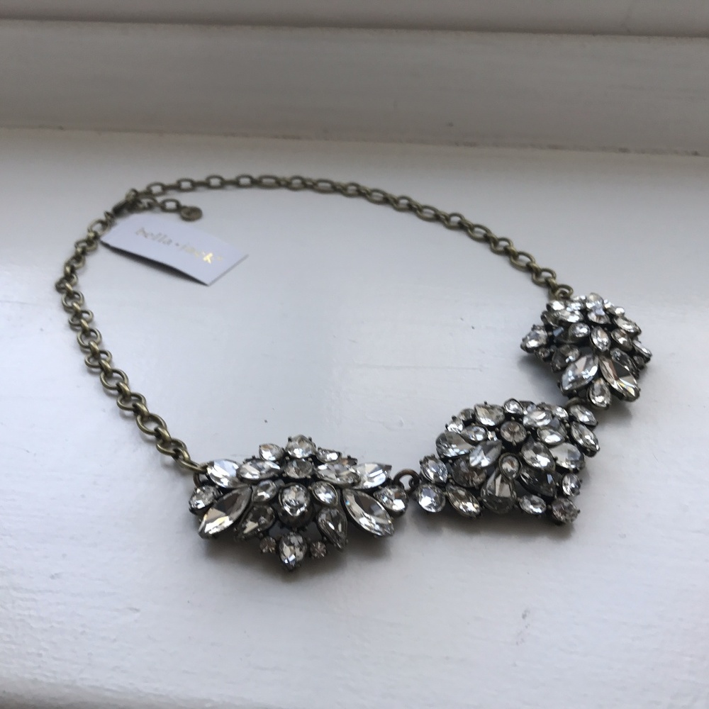 Bella & Jack Crystal Necklace, NWT