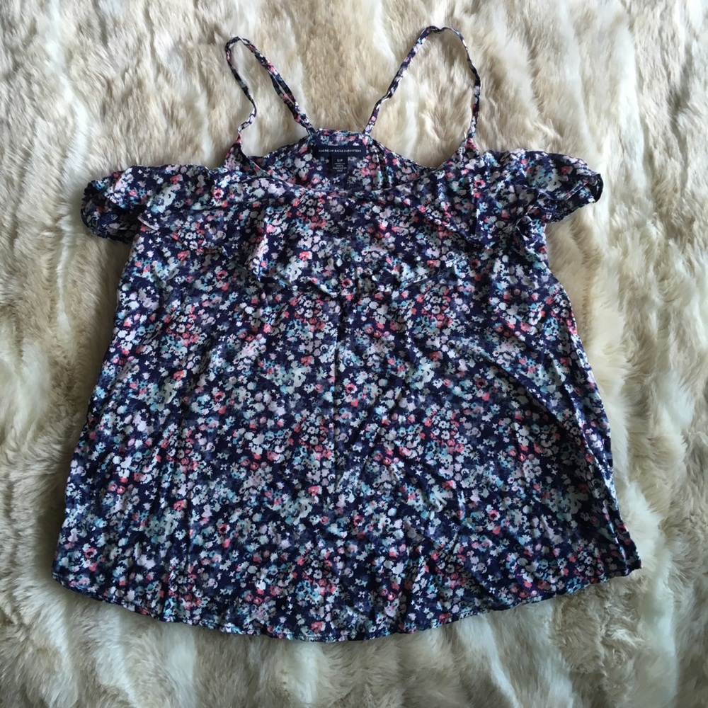 Soft and delicate floral top