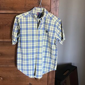 Boys Chaps short sleeve plaid