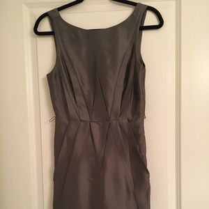 Susana Monaco grey silk dress