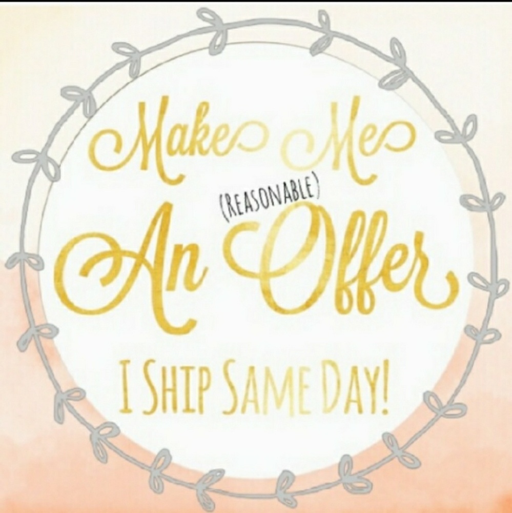 I accept reasonable offers! *Make me an offer! 😁*