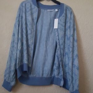 Light blue patterned jacket