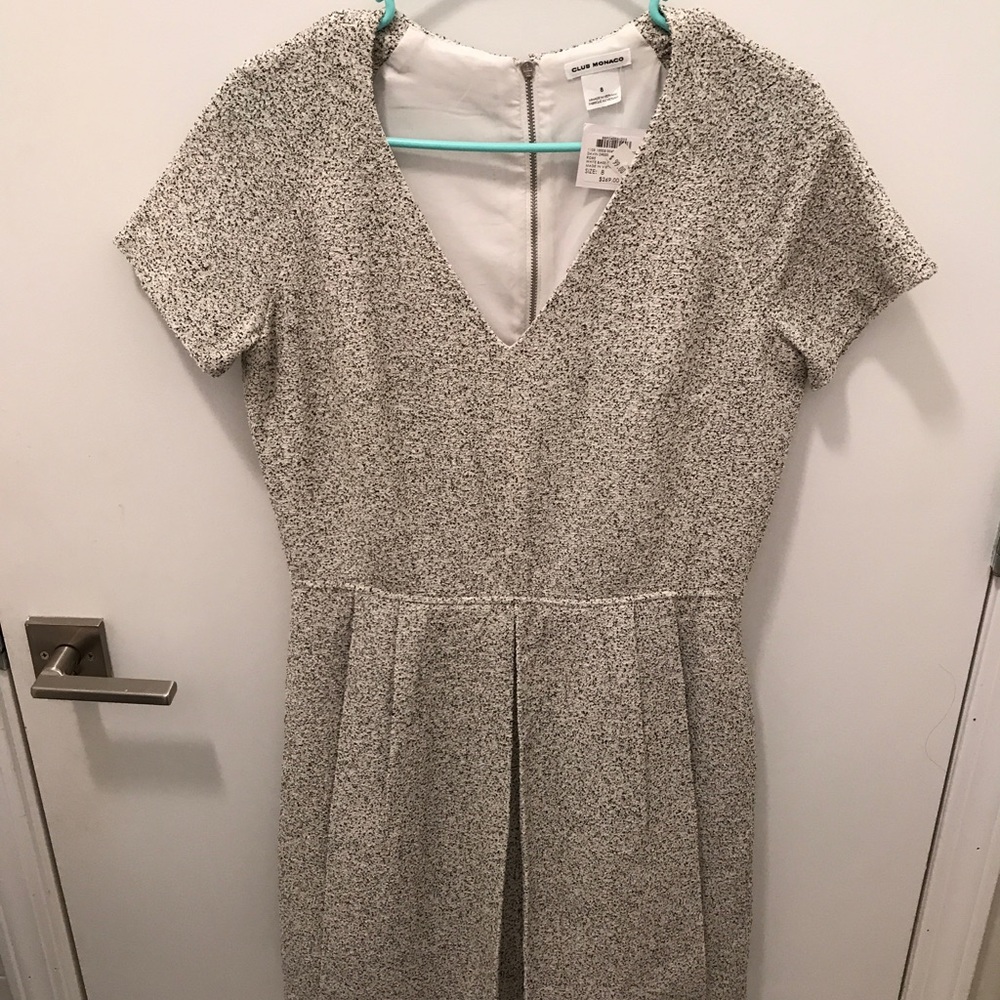 Club Monaco Size 8 Pleated Dress