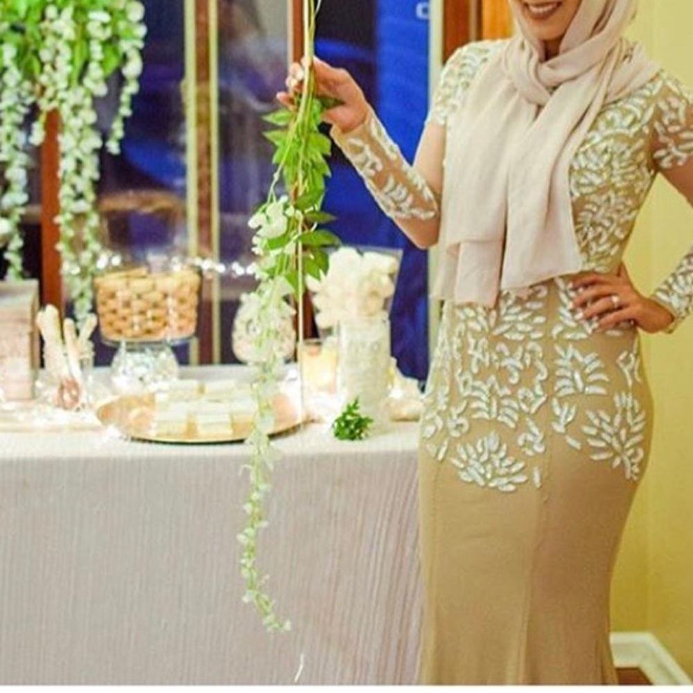 Long sleeve gown/dress in perfect condition
