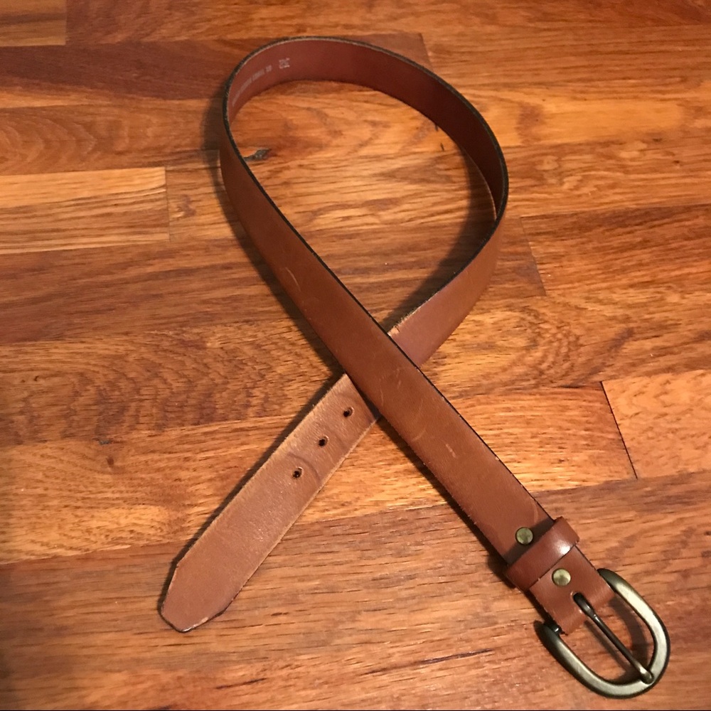 Brown Leather Belt, size 32